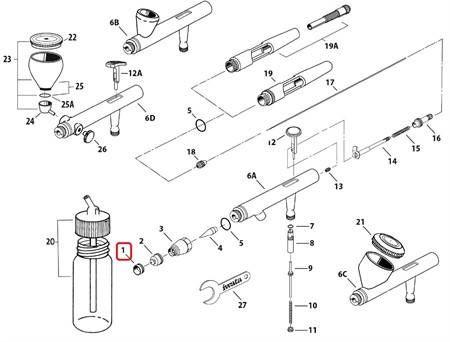 ECL 601 Needle Cap